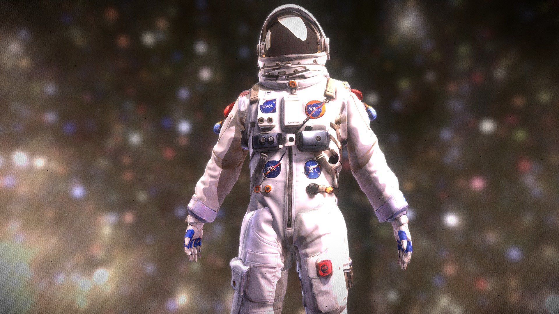 《Tripo Astronaut 2》（风格化且动画化）