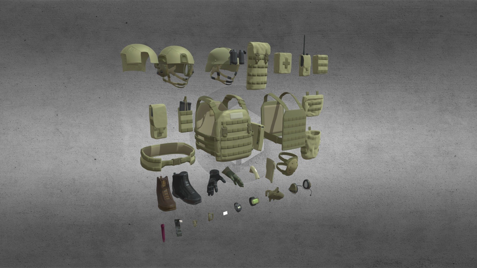军事角色套件1.1（CC0）