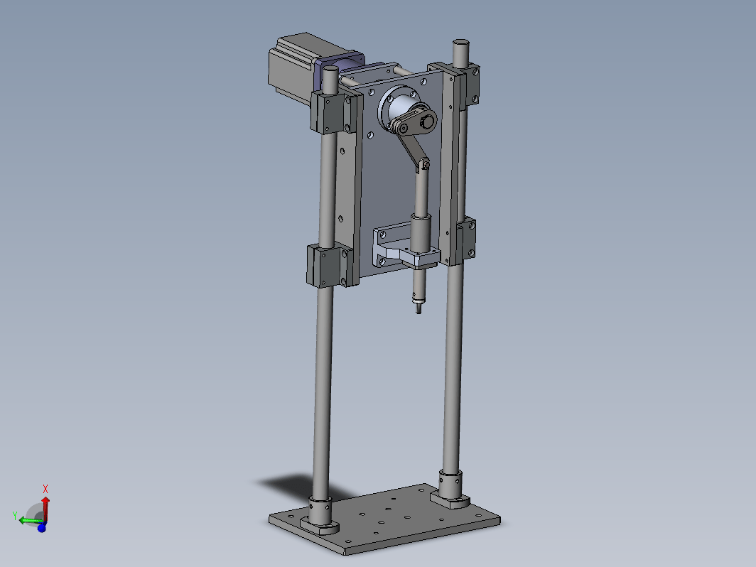 往复按压机构图纸下载_零部件模型图纸_传动部件图纸- 宏图网