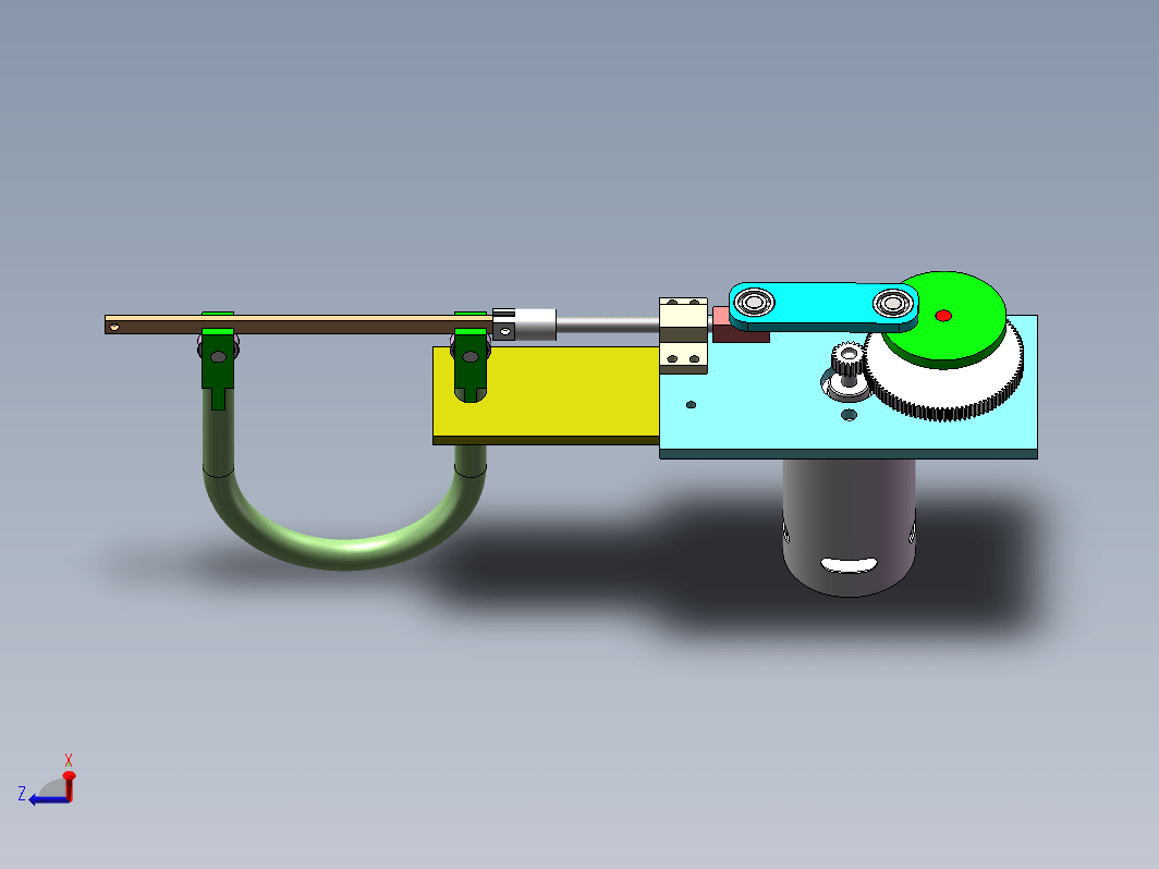 高速抓取机械手往复凸轮结构图纸下载_机械设备图纸_自动化设备图纸- 宏图网