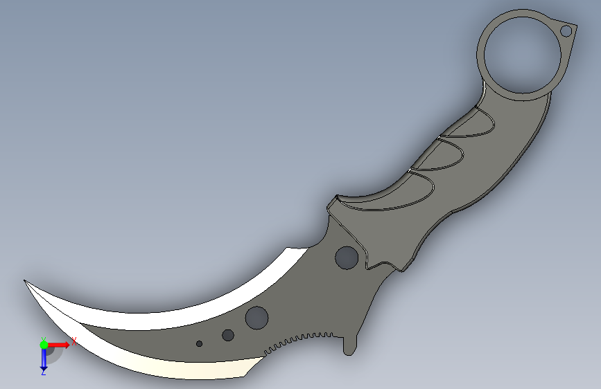 CSGO爪子刀图纸下载_机械设备图纸_非标设备图纸 - 宏图网