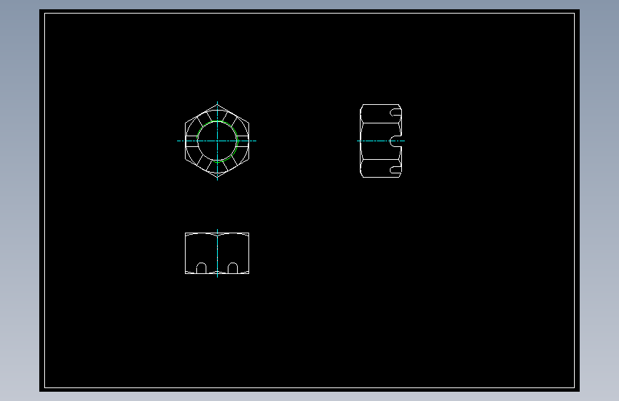 螺母标准件含21类螺母图纸