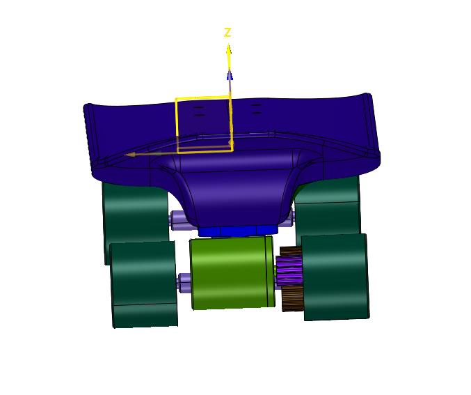 遥控四轮越野电动滑板车图纸下载_生活用品图纸_日常用品图纸 - 宏图网