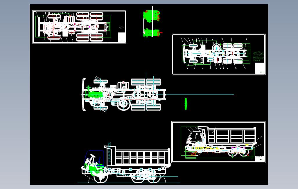 重型自卸车设计底盘设计