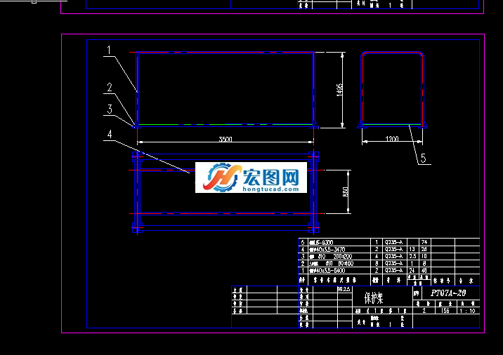 涂装设备PVC喷涂室设计图图纸下载_机械设备图纸_印刷设备图纸 - 宏图网