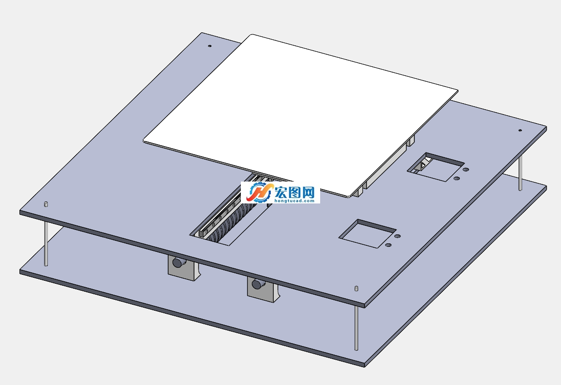 xy轴运动机构图纸下载_机械设备图纸_通用设备图纸 - 宏图网