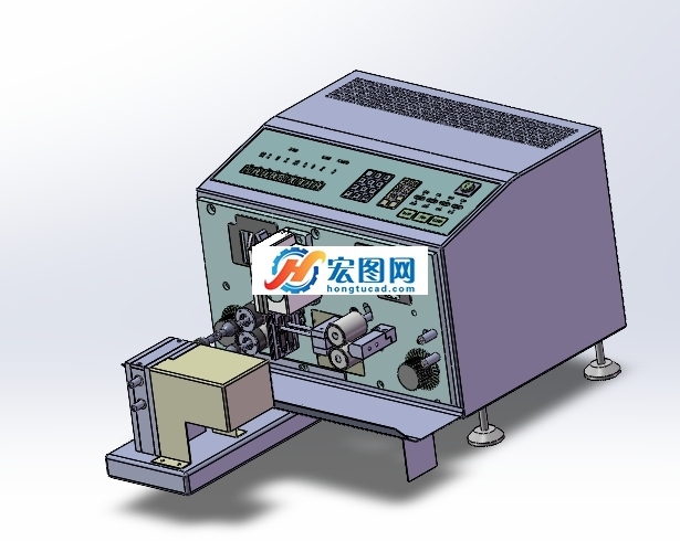 电线剥胶机图纸下载_机械设备图纸_电子产品制造设备图纸 - 宏图网