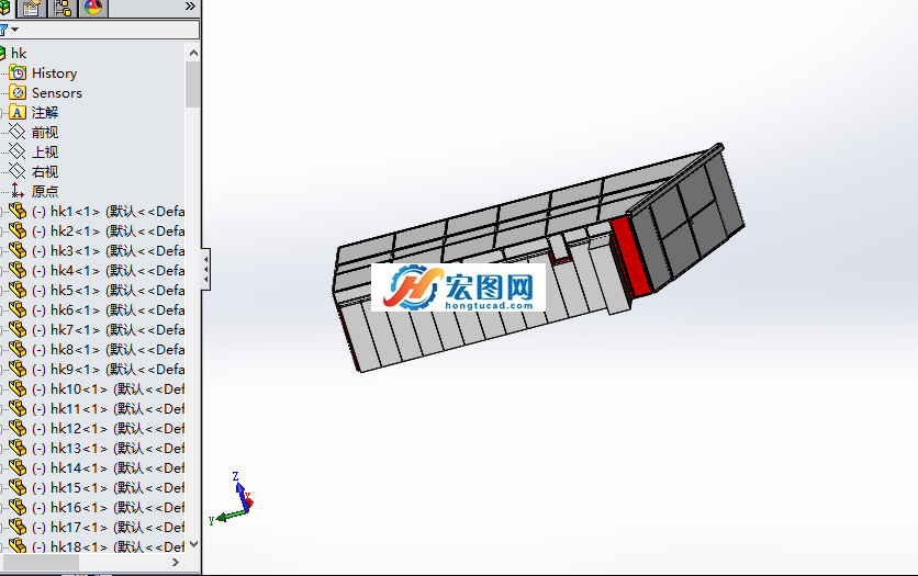 数据中心过道图纸下载_建筑模型图纸_其他建筑模型图纸 - 宏图网